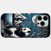 Coques Case-Mate iPhone Panda's Quiet Nook : Satisfaction Bambou (Verso (horizontal))