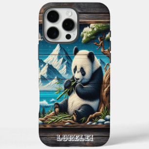 Coques iPhone 16 Pro Max Panda's Secluded Nook : Bambou Plaisir