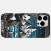 Coques Case-Mate iPhone Panda's Treetop Hideaway : Bamboo Indulgence (Verso (horizontal))