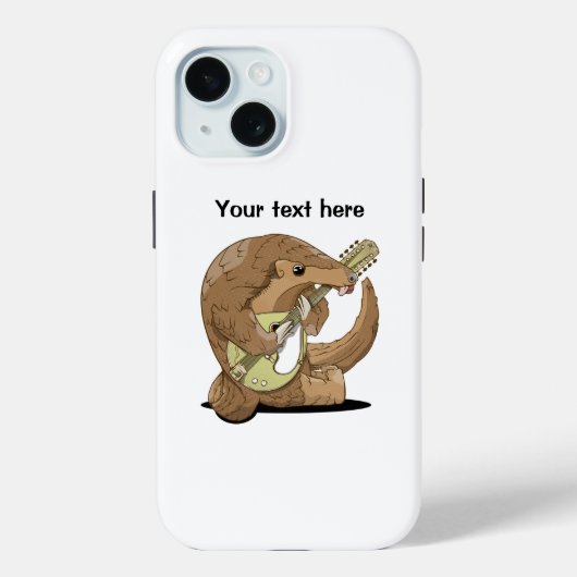 Coques Case-Mate iPhone Pangolin jouant de l'instrument musical (Verso)