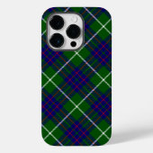 Coques Case-Mate iPhone Panier bleu vert tartan MacIntyre (Verso)