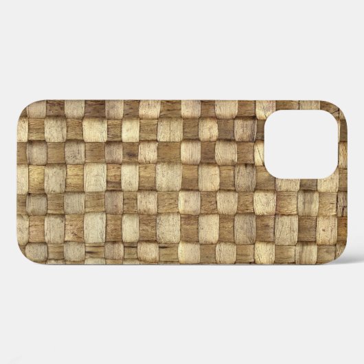 Coques Case-Mate iPhone Panier d'artisanat Texture sans couture (Verso (horizontal))