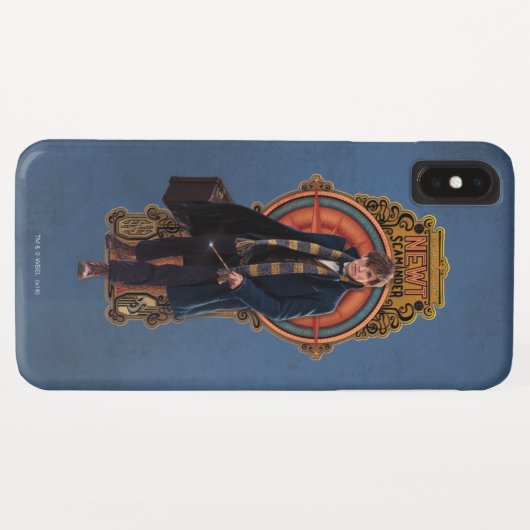 Coques Case-Mate iPhone Panneau Art Nouveau NEWT SCAMANDER™ Walking (Dos (Horizontal))