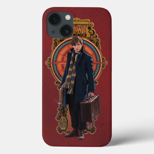 Coques Case-Mate iPhone Panneau Art nouveau permanent NEWT SCAMANDER™ (Verso)