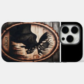 Coques Case-Mate iPhone Panneau bois d'orignal personnalisé (Verso (horizontal))