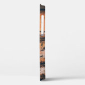 Coques Case-Mate iPhone Panneau Brown et orange (Verso / Gauche)