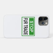 Coques Case-Mate iPhone Panneau commercial Stop Fur vert (Dos (Horizontal))