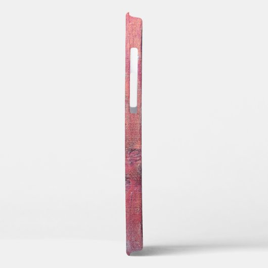 Coques Case-Mate iPhone Panneau de clôture rouge Extrait vertical, arrière (Verso / Gauche)