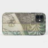 Coques Case-Mate iPhone Panneau de jardin avec le feuille, les fleurs, et (Dos (Horizontal))