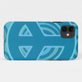 Coques Case-Mate iPhone Panneau de paix bleu (Dos (Horizontal))