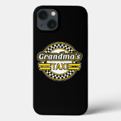 Coques Case-Mate iPhone Panneau de taxi de grand-mère (Verso)