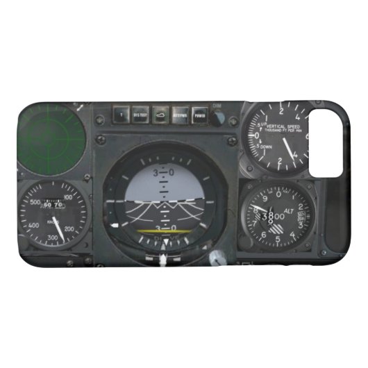 Coques Case-Mate iPhone Panneau d'instrument d'avion (Dos (Horizontal))