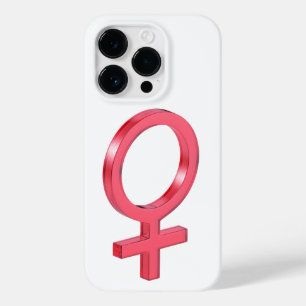Coque Pour iPhone 14 Pro Panneau féminin en verre rouge