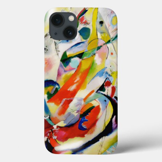 Coques Case-Mate iPhone Panneau mural abstrait PixDezines Kandinsky 1914 (Verso)