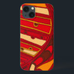 iPhone 13 Case Panneau orange abstract<br><div class="desc">A surréaliste dream,  these brightly colored abstract orange look like melted wax flowing through a canvas. A Jennifer Goldberger creation,  this work is amazing in its imaginative use of color and lines . Le Yours today !</div>