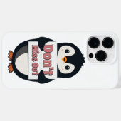Coques Case-Mate iPhone Panneau Pingouin : Ne Manquez Rien (Verso (horizontal))
