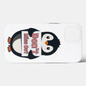 Coques Case-Mate iPhone Panneau Pingouin : Ne Manquez Rien (Verso (horizontal))