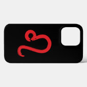 Coques Case-Mate iPhone Panneau rouge LEO Zodiac Juillet Août Anniversaire (Verso (horizontal))