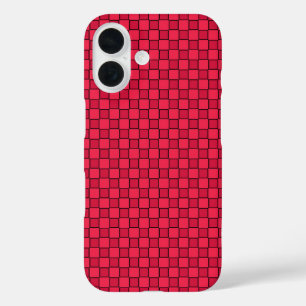 Coques iPhone 16 Panneau rouge noir