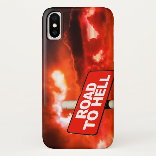 Coques Case-Mate iPhone Panneau Route vers l'enfer (Dos)