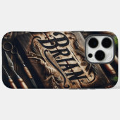 Coques Case-Mate iPhone Panneau rustique Brian (Verso (horizontal))