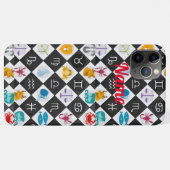 Coques Case-Mate iPhone Panneau solaire Zodiac Calendrier Astrologie Thund (Dos (Horizontal))