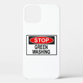 Coques Case-Mate iPhone Panneau Stop Greenwash (1) (Verso)