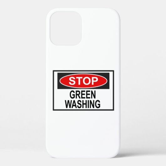 Coques Case-Mate iPhone Panneau Stop Greenwash (1) (Verso)
