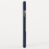 Coques Case-Mate iPhone Panneau Virgo Zodiac sur Décor bleu marine (Dos/Droite)