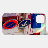Coques Case-Mate iPhone Panneaux de signalisation français (Verso (horizontal))