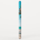 Coques Case-Mate iPhone Panneaux de surf sur la plage lancer oreiller (Dos/Droite)