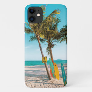Case-Mate iPhone Case Panneaux de surf sur la plage lancer oreiller