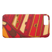 Coques Case-Mate iPhone Panneaux orange Abstraits (Dos (Horizontal))