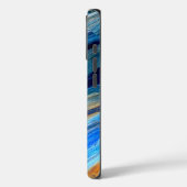 Coques Case-Mate iPhone Panneaux patinés à grange bleue (Verso / Gauche)