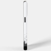 Coques Case-Mate iPhone Panorama urbain noir et blanc (Verso / Droite)