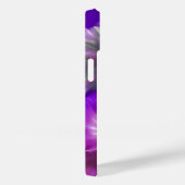 Coques Case-Mate iPhone Panser floral violet personnalisé (Verso / Droite)