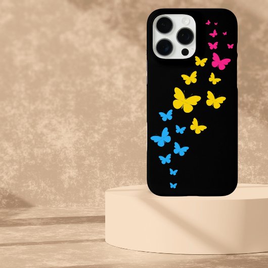 Coques Case-Mate iPhone Pansexual Pride Butterfly Trail