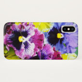Coques Case-Mate iPhone Pansies assorties (Dos (Horizontal))