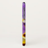 Coques Case-Mate iPhone Pansies d'impression florales (Dos/Gauche)