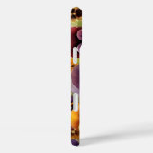 Coques Case-Mate iPhone Pansies jaunes et violets aquarelle (Verso / Droite)