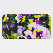 Coques Case-Mate iPhone pansy flowers (Dos (Horizontal))