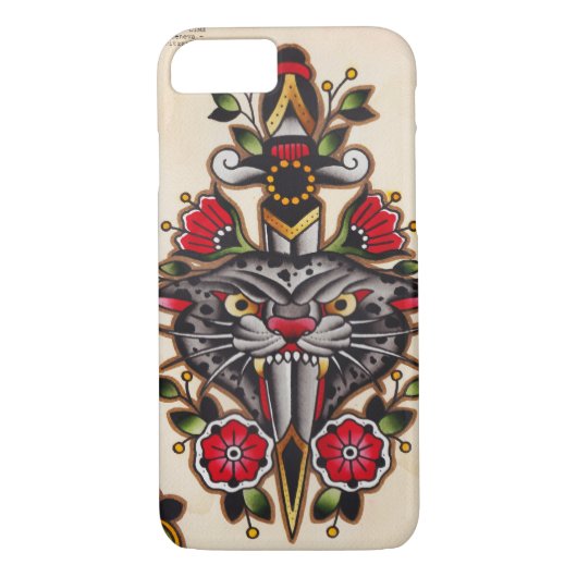 Coques Case-Mate iPhone panthère et poignard 2013 (Dos)