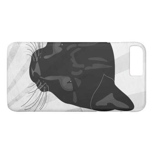 Coques Case-Mate iPhone Panthère noire (Dos (Horizontal))
