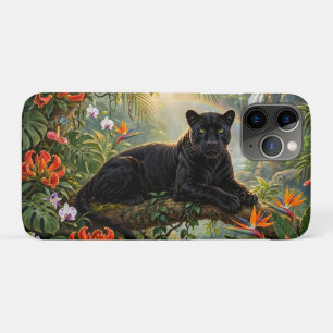 Case-Mate iPhone Case Panthère noire Fleurs de la jungle du Kenya Cascad