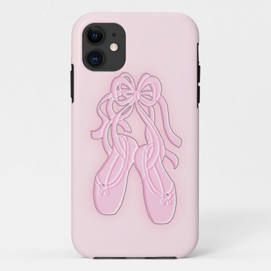 Coques Case-Mate iPhone Pantoufles roses de ballet (Dos)