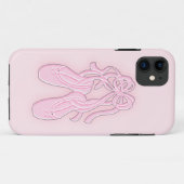 Coques Case-Mate iPhone Pantoufles roses de ballet (Dos (Horizontal))