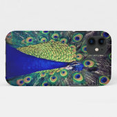 Coques Case-Mate iPhone Paon bleu cobalt (Dos (Horizontal))