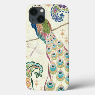 iPhone 13 Case Paon bleu majestueux