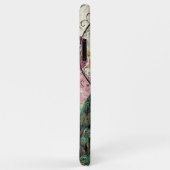 Coques Case-Mate iPhone Paon et fleurs de printemps (Dos/Droite)