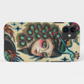 Coques Case-Mate iPhone paon gitan (Dos (Horizontal))